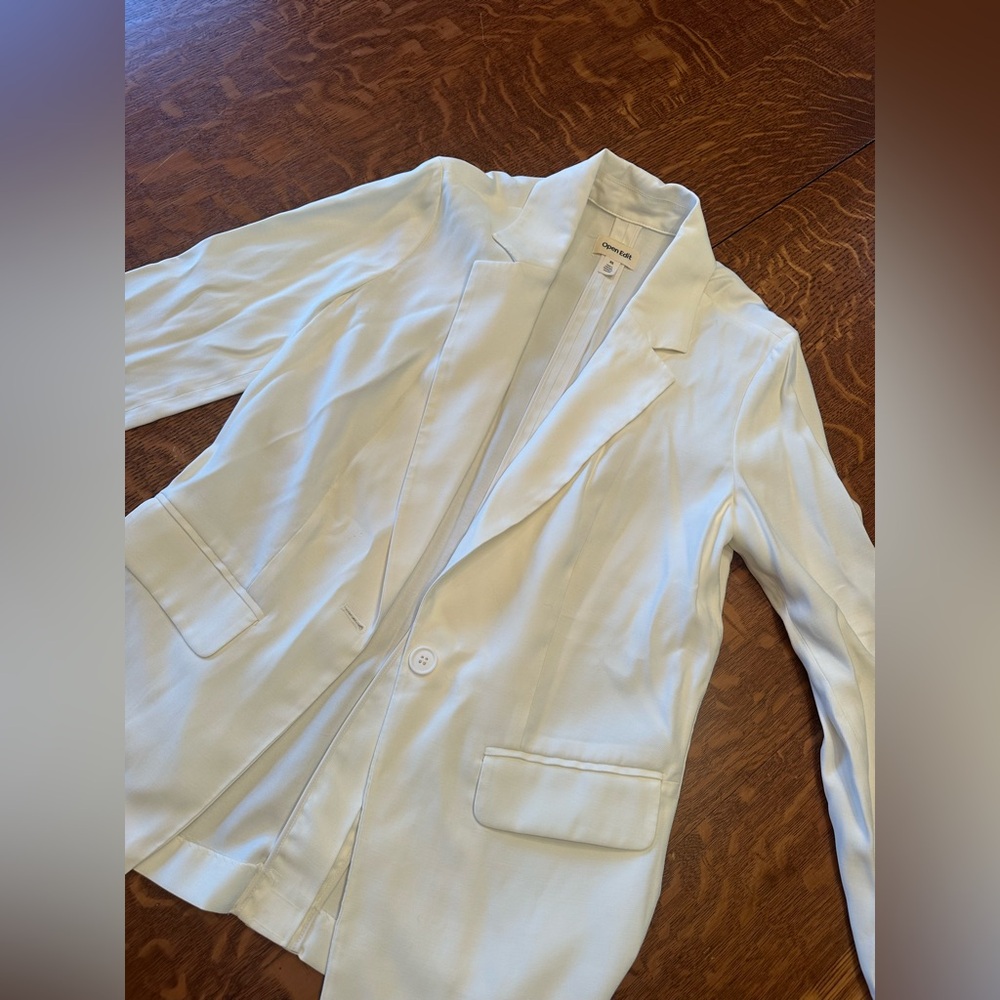 Open Edit white blazer from Nordstrom